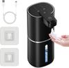 12.8oz/380ml Touchless Liquid Soap Dispenser with 4 Gear Adjustable, Automatic Waterproof Soap Dispenser for Shower Gyms Clubs - Wall-Mounted/Desktop