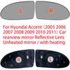 Для Hyundai Accent 2005-2010 Автомобильное зеркало заднего вида Отражающее стекло Ненагреваемое зеркало / с подогревом OEM 87611-1E000 / 87621-1E000