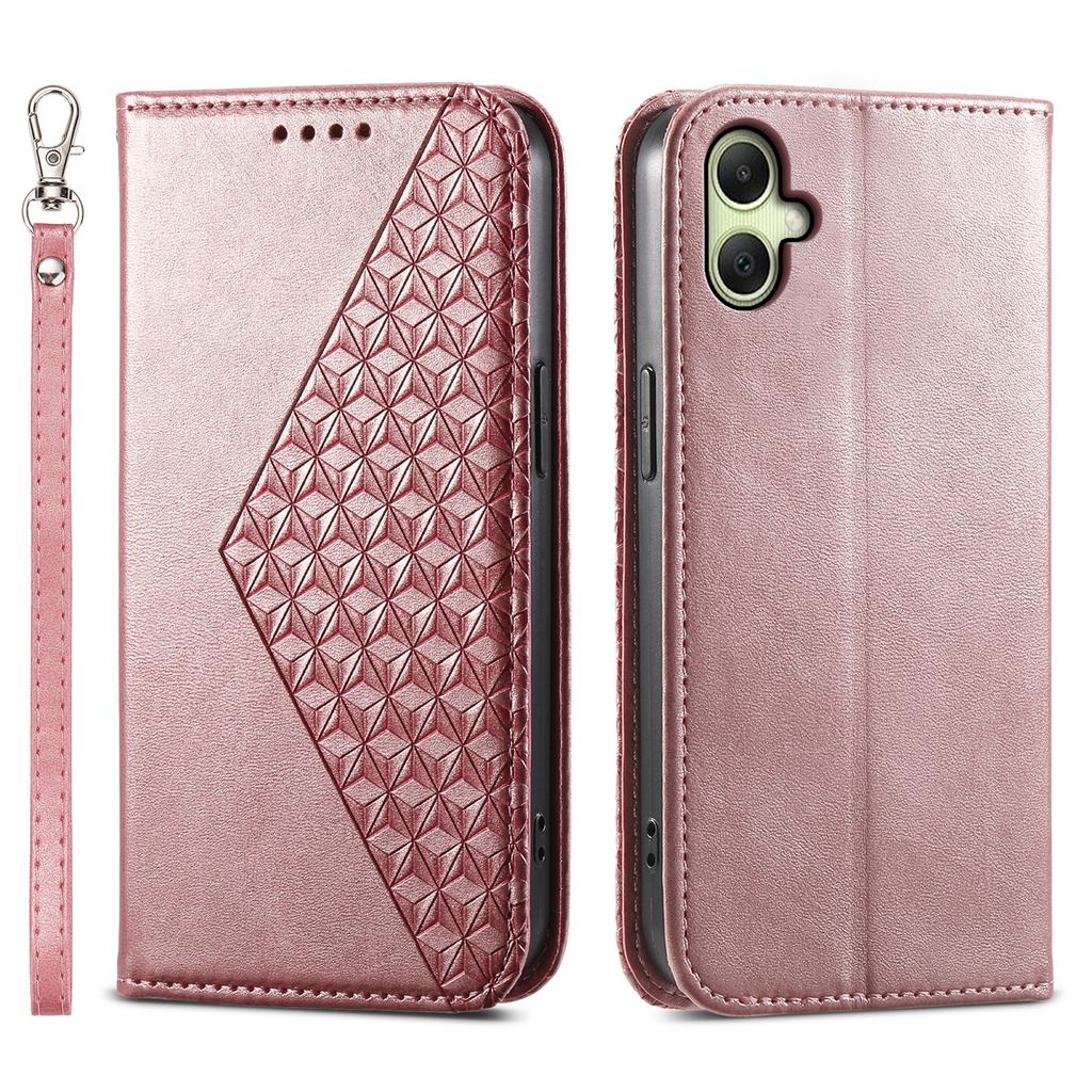 Чехол для Samsung Galaxy A06 4G из ПУ кожи с текстурой теленка и кошельком