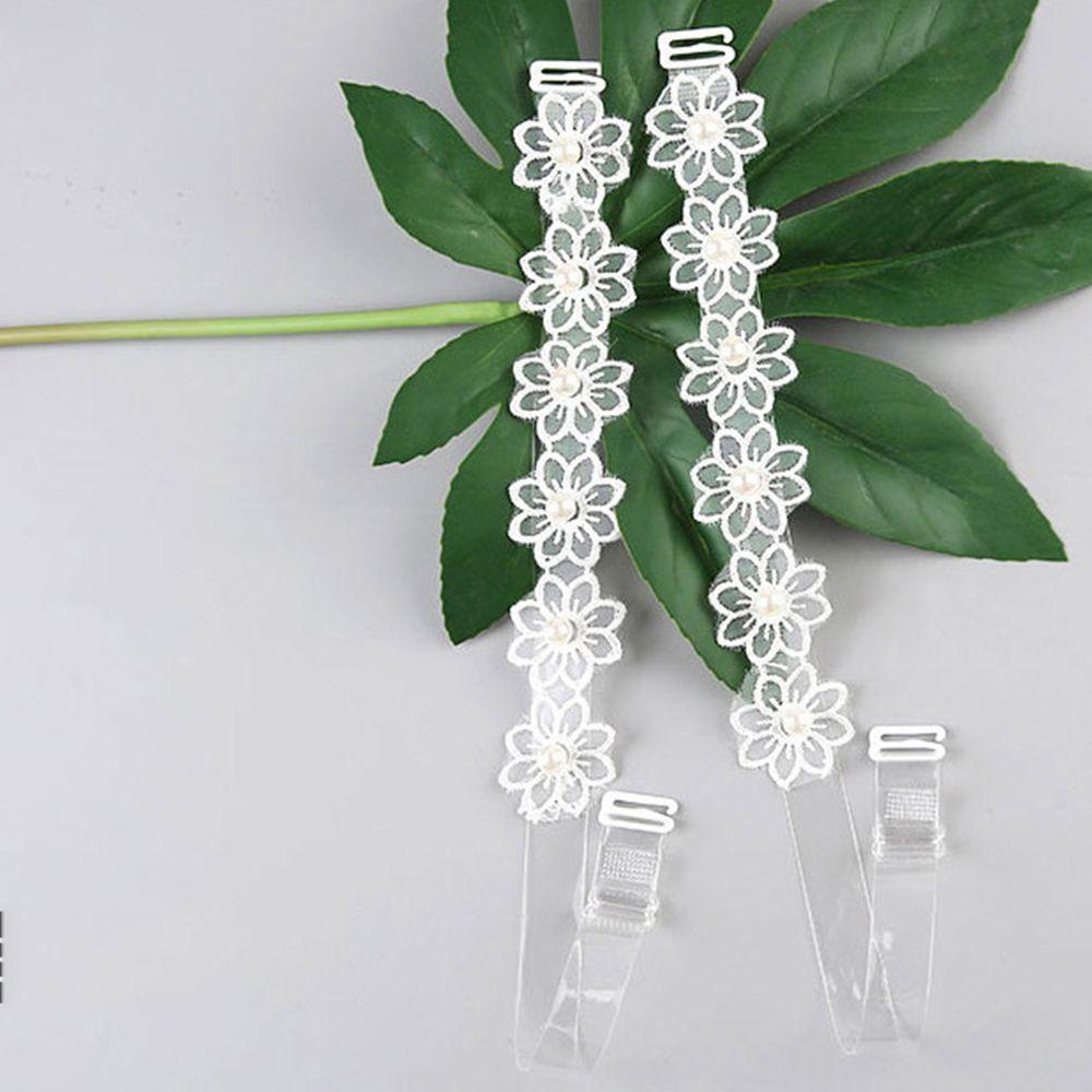 Жемчуг Силиконовый Невидимый Цветок Плечевой Бретель Аксессуары Для Бюстгальтеров Женский Пояс Для Бюстгальтера Бретели