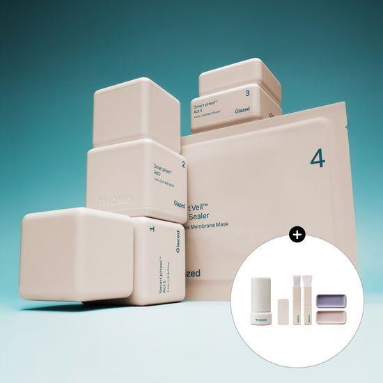 Набор для планирования Гуа Ша THOME (1+2+3+6 Масок+Набор кистей для макияжа+Набор для моделирования фарфоровой кожи+Фарфоровый скребок Гуа Ша)
