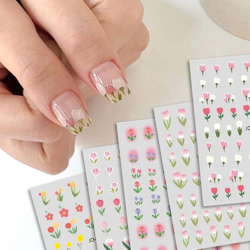 New Fashion Glitter 3D Nail DIY Stickers Silver Powder Butterfly Star Design Laser Love Heart Foils Sparkly Decoration Manicures