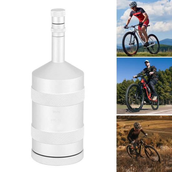 20/50ML Bicycle Portable Oil Container Heavy Duty Aluminum Alloy M5/M7 Dual Connectors Road Mountain Bike Hydraulic Disc Brake Bleed