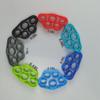 3 PCS Sports Stretcher Strength Hand Grip Finger Trainer Resistance Band Wrist Exerciser