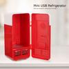 USB     Портативный холодильник двойного назначения: нагрев и охлаждение  (красный)