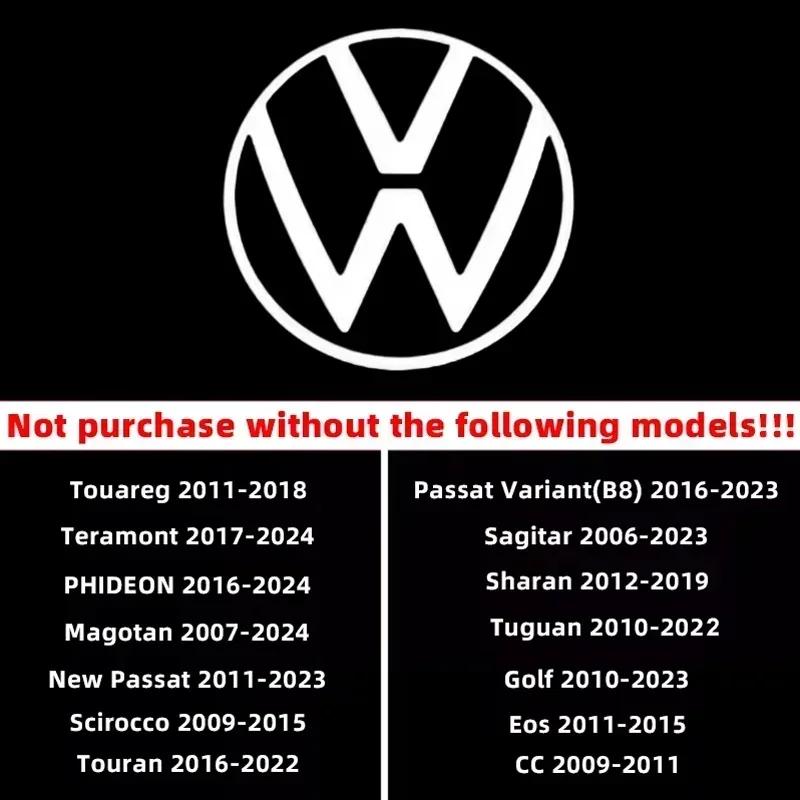 Car HD Door Welcome Lights Led Projector Decor Lamp For VW R Line GTI Atlas Jetta Touareg Variant Golf Polo Taos Nivus Passat Ti zj3