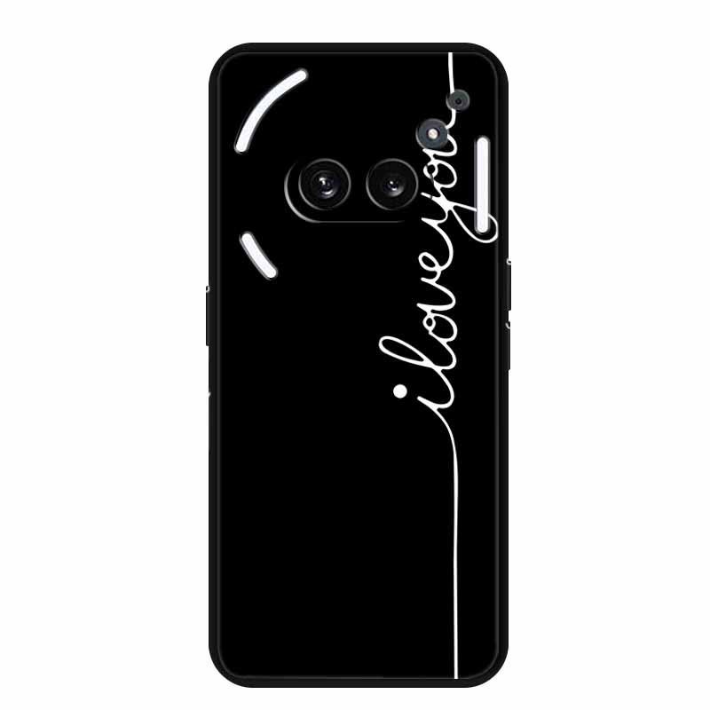 Светящийся чехол-бампер из ТПУ для Nothing Phone 2A - Персонализированный простой цветной дизайн