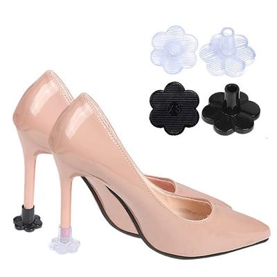2 шт. Нескользящие защитные накладки для высоких каблуков, круглые защитные стопоры для высоких каблуков, износостойкие бесшумные накладки на каблуки, противоударный аксессуар