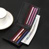 Men'S Wallet Fashion Contrast Color Men'S Short Wallet Pu Wallet Double Bill Wallet