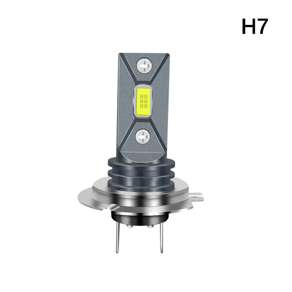 1PC 80W Car Headlight H4 H7 H8/H11 LED Bulb Head Lamp 2000LM LED Chips Fog Bulb White Yellow Ice Blue DC12V 24V