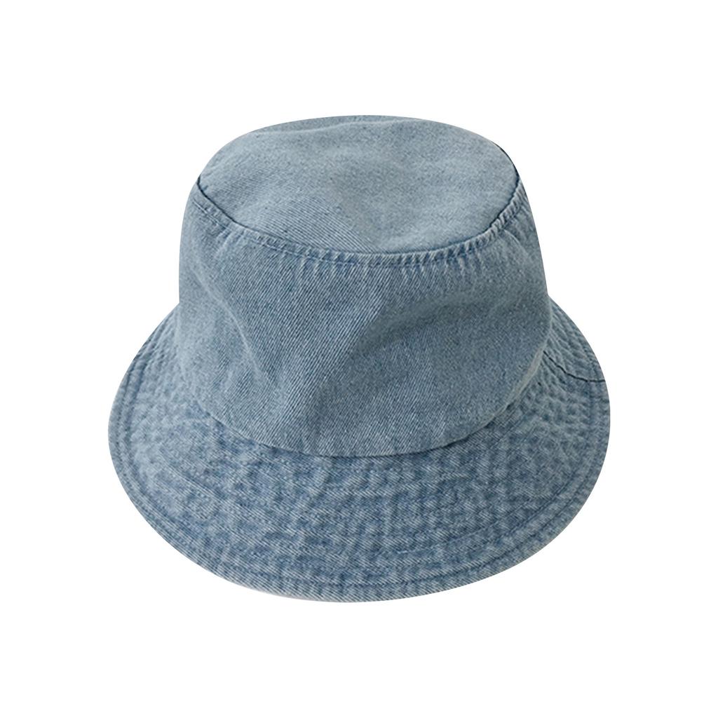 Large Brimmed Denim Fisherman Hat For Men And Women. Spring And Summer Thin Design. Face Covering Sun Visor Hat. Sun Basin Hat