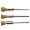 9 Pcs Copper Wire Brushes Metal Brush Rust Removing Brush Polishing Brush for Rotary Grinder Tool