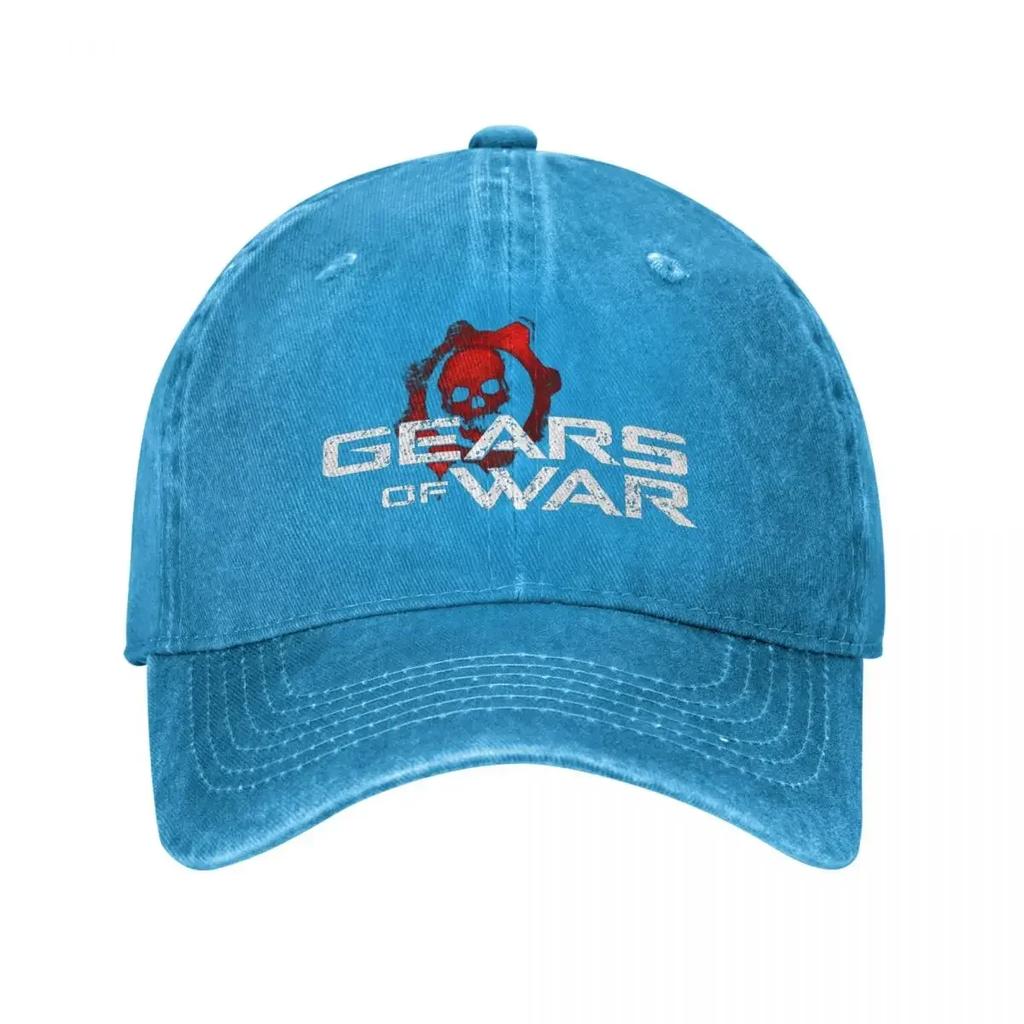 Унисекс бейсболки Gears Of Wars, игра-шутер, Багровое Предзнаменование, потертые хлопковые кепки, для активного отдыха, бега, гольфа, регулируемый головной убор