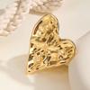 Minimalist Metal Pins Brooch Gold Silver Color Love Brooches Enamel Heart Pins  for Vintage Gifts