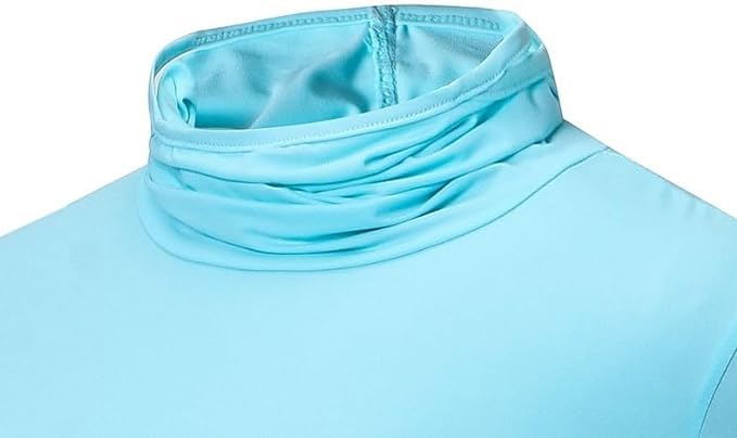 UV Protection High Neck Inner Shirt for Cool High Long Golf Tennis Summer Sun UV Rash White [Bona Vita] Women, Material, Neck, Sleeve, Wear, Wear,