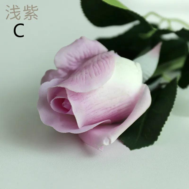 Имитация Увлажняющая Роза Одноручная Валяная Домашнее Украшение Искусственный Цветок Имитация