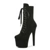 17CM Sexy Super High Boots Peep Toe Pole Dance High Heels Nightclub Model Catwalk Platform Shoes