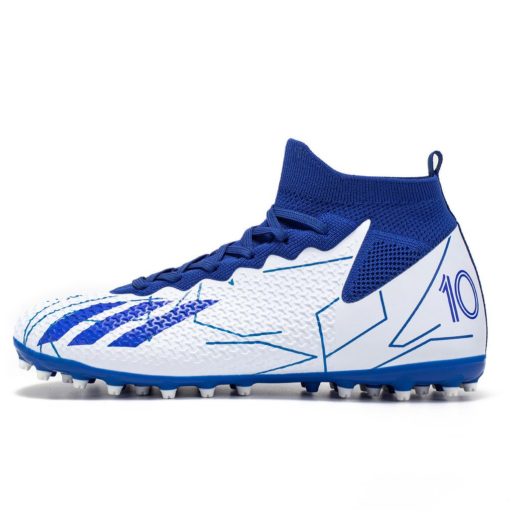 Новые высокие игровые футбольные бутсы для мальчиков и девочек, профессиональные тренировочные футбольные бутсы