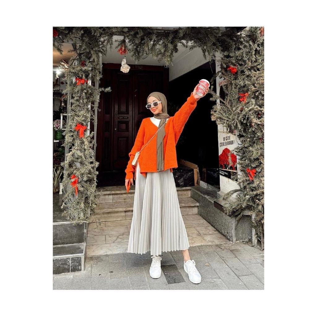 Плиссированная юбка в хиджабе