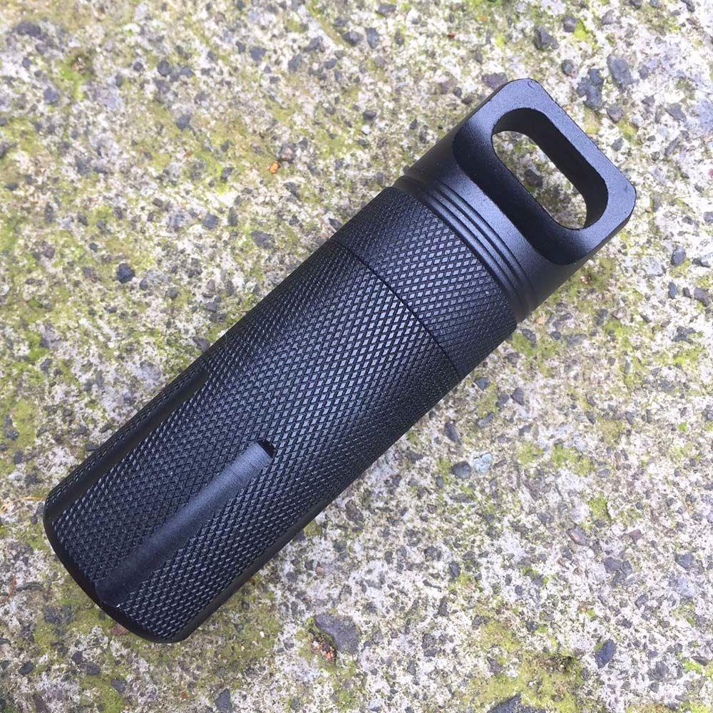 Keychain Dry Bottle Hike Box Medicine Case Capsule Container First-Aid Canister Pill Box Seal Tank