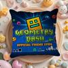 Art GGeometry Dash Video Game Pillow Case Pattern Printed Pillowcase for Living Room Sofa Cushion Cover  Bedroom Decor