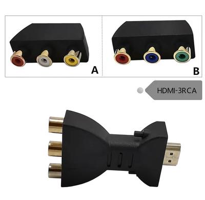 HD HDMI в AV адаптер кабель 3RCA Lotus Head красный белый желтый/красный зеленый синий конвертер HDMI в аудио видео
