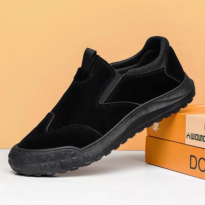 Spring and Summer Casual Men's Shoes Men's Low-top Waterproof Labor Insurance Shoes Non-slip and Wear-resistant One-pedal Lazy Outdoor Tooling Shoes