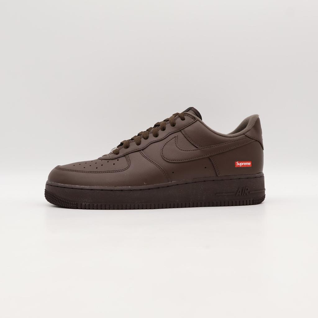 CU9225-200 Supreme Nike Air Force 1 Low Барочный Коричневый Шоколадный Кофе (Мужской)