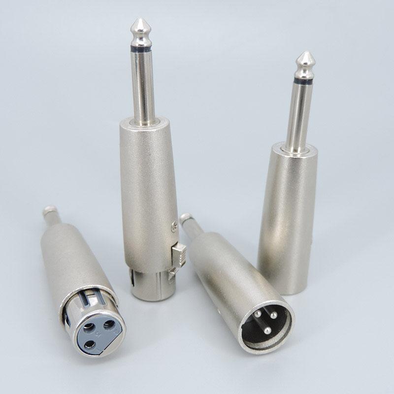 Адаптер микрофона 6,35 мм 6,5 моно на XLR 3-контактный разъем «папа-мама» конвертер 6,5 мм аудио штекер разъем питания розетка a1