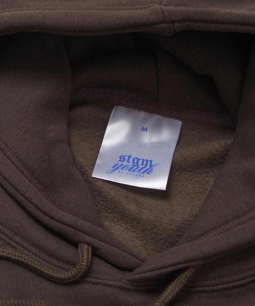 [Stgm Youth] Толстовка Tiger Crop Hoodie Brn