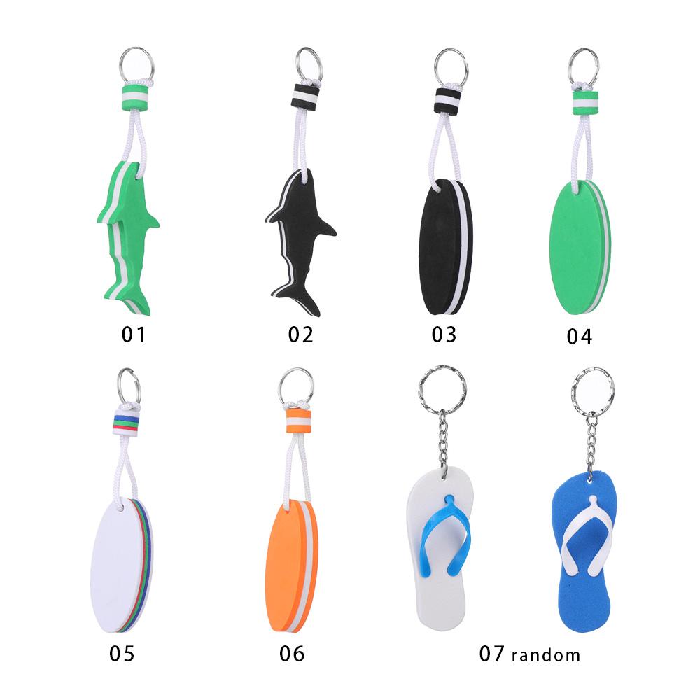 Rowing Inflatable Boats Pool Parts Key Pendant Water Floating Keychain Sailing Fishing Keyring