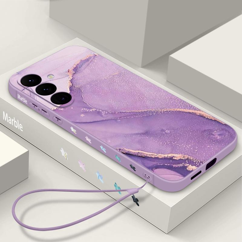 Marble Pattern Magnetic Case For Samsung Galaxy S26 S25 S24 Ultra S23 S24 S25 FE S22 Plus For Magsafe Wireless Charge TPU Cover