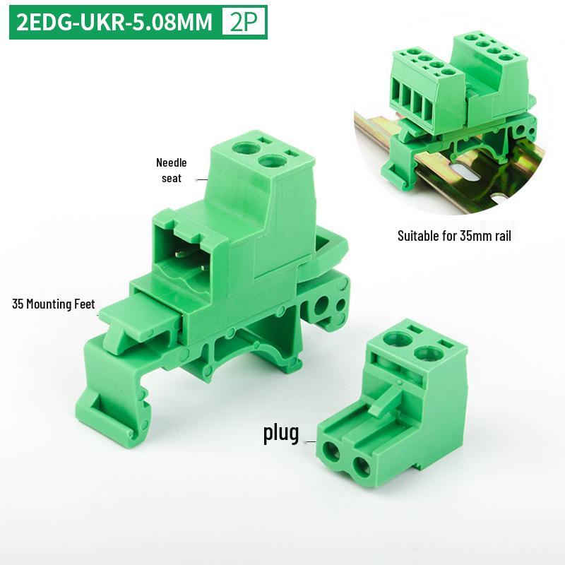 2EDG-UKR-5.08MM Втычной клеммный блок-коннектор на DIN-рейку