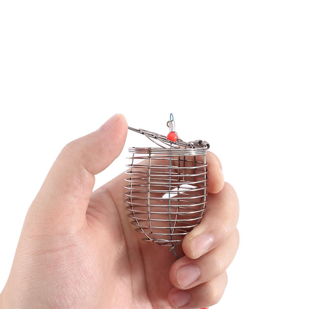Держатель из нержавеющей стали Ловушка для рыбной приманки Клетки для приманки Клетка для рыбной приманки Кормушка для приманки