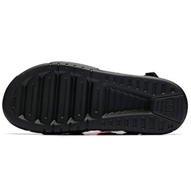 Anta Цветные блоки липучки повседневные пляжные сандалии мужские сандалии черный красный синий 91926971-4