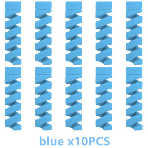10 шт. спиральный защитный чехол для зарядного кабеля для чехла для кабеля телефона