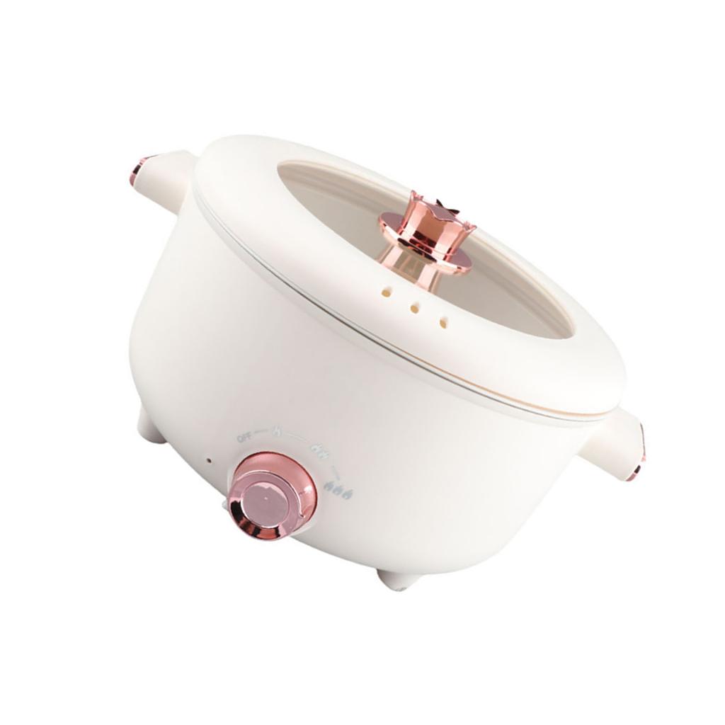Electric Hot Pot 3.5L Rapid Noodles Cooker Multifunctional Cooking Pot for Ramen Egg Pasta Dumpling Soup Porridge