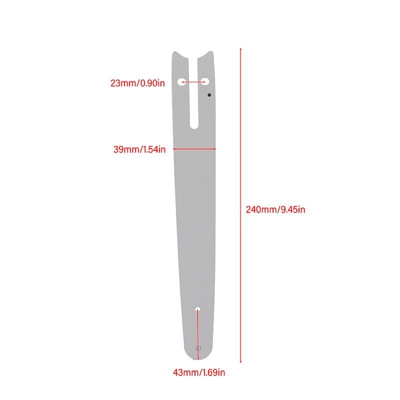 1 шт. 4/6/8 дюймов, направляющие стержни, лезвия для цепей бензопилы, направляющая мощность, подходит для замены мини-электрической цепной пилы