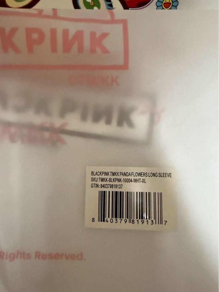 [USED] BLACKPINK and Takashi Murakami Collaboration Long-sleeved T-shirt XL