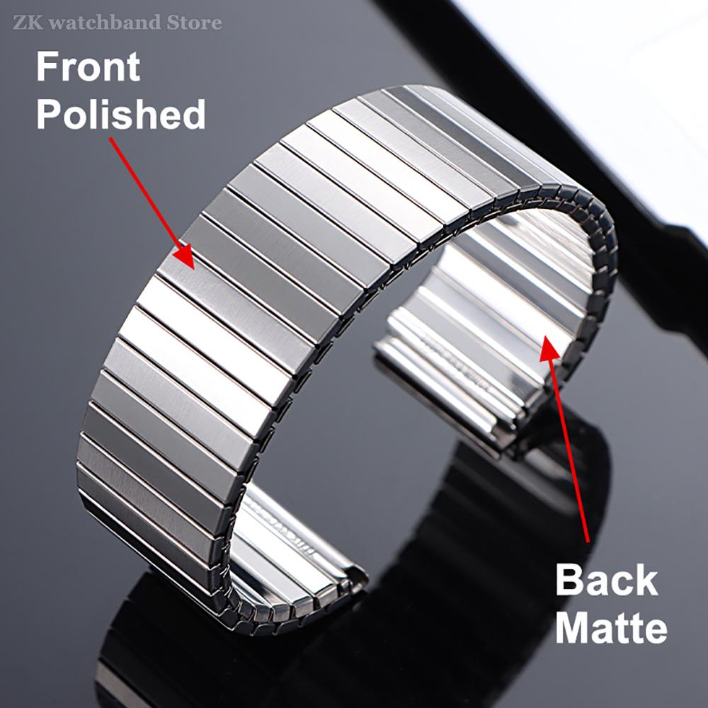 Эластичный металлический ремешок для часов Swatch 18/20/22 мм, растягивающийся, из нержавеющей стали, мужской, женский, браслет, аксессуары