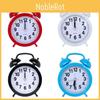 Retro Loud Alarm Clock With Double Bell Design And Silent Pointer For Sleepers
