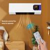 Wall Mounted Heating Machine Nature Warm Wind 110/220V EU US PLUG Space Saving Dual Use Electric Wall Mounted Heater for Bedroom