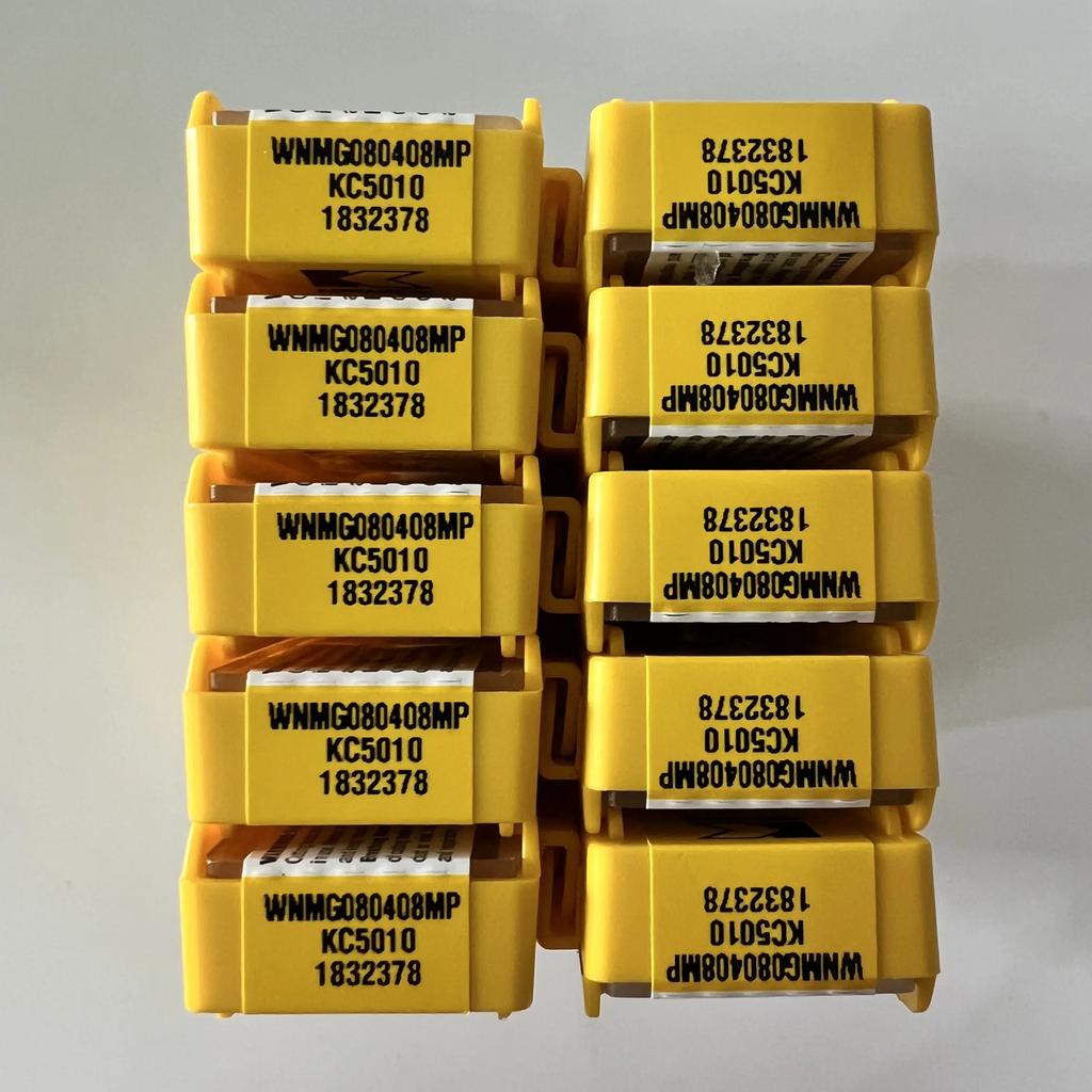 KENNAMETEL / WNMG080408MP KC5010 / Original Carbide Blade 10 Pcs