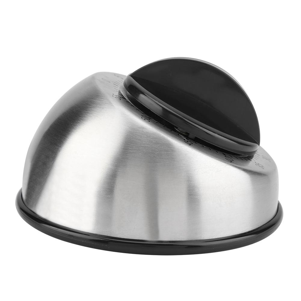 60 Minutes Stainless, Timer Mechanical stainless steel Steel Kitchen timer tools Wind up Time Reminder