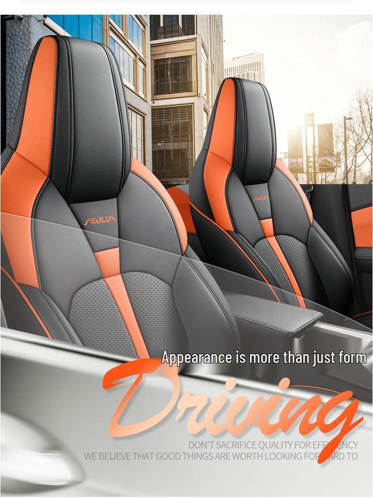 Four Seasons Leather Car Seat Cover for Dongfeng Yixuan - Fully Enclosed, New, Fits Five Seats