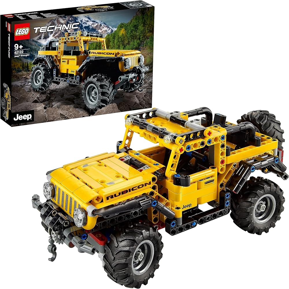 Конструктор LEGO Technic Jeep Wrangler 42122, STEM-игрушка, обучающий блок для мальчиков от 9 лет