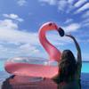 Inflatable Flamingo Pool Float Swimming Ring Circle Rubber Ring for Adult Kids Floating Seat Summer Beach Party Pool Toys