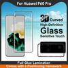 For Huawei P60 Pro Glass IMAK 3D Curved Full Screen Tempered Glass Film