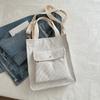 Trendy Canvas Tote Bag For Stylish College Students With Unique Aesthetic Design