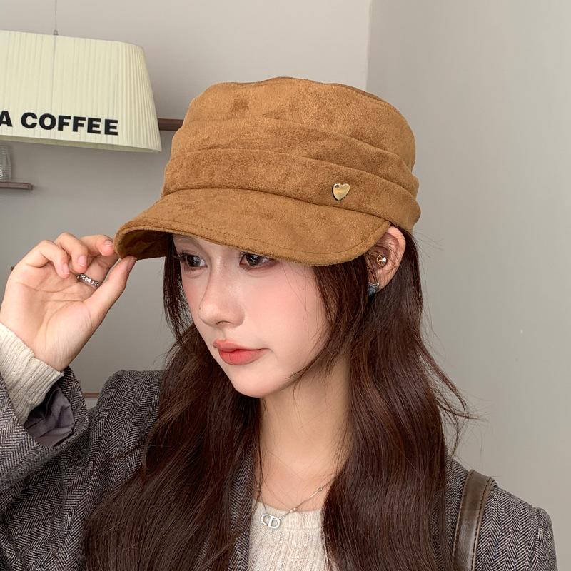 Ретро Универсальный Шерстяной Берет Подчеркивающий Лицо Утиный Язычок Восьмиугольная Шляпа Детская Теплая Ветрозащитная Шляпа Газетчика